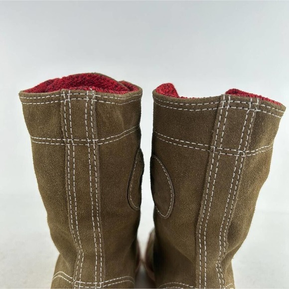 Converse Women's CT Hi-Ness XHI Brown Red Boots US 7 Wedge Lace-Up Sneakers - Picture 10 of 15